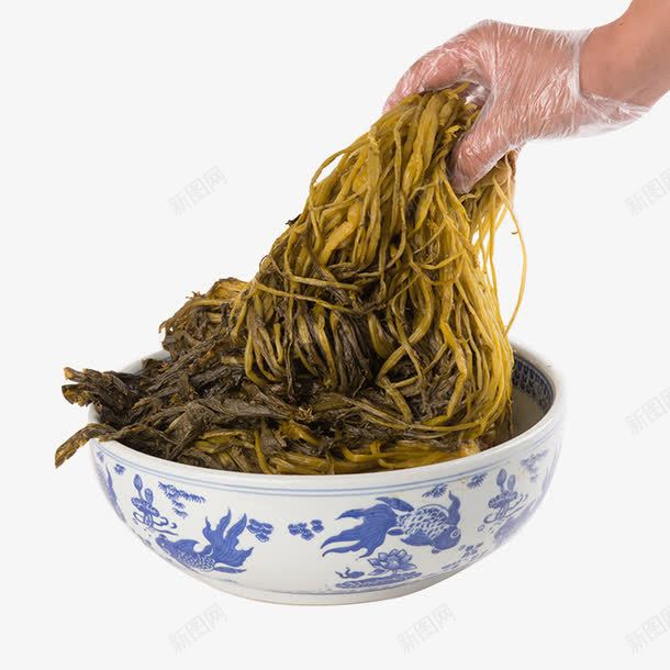 手拿腌菜png免抠素材_新图网 https://ixintu.com 切碎 碗装 腌酱菜 酸菜