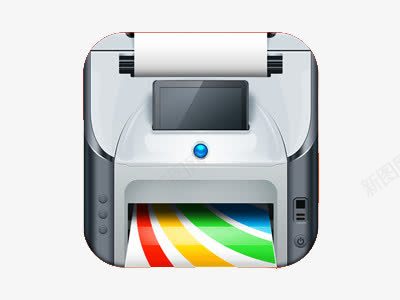彩色打印机png免抠素材_新图网 https://ixintu.com 图片 打印 机器
