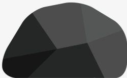 黑色铁矿石矿石黑色岩石山石高清图片