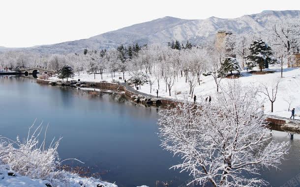 北京植物园雪景四png免抠素材_新图网 https://ixintu.com 名胜古迹 旅游风景 著名建筑