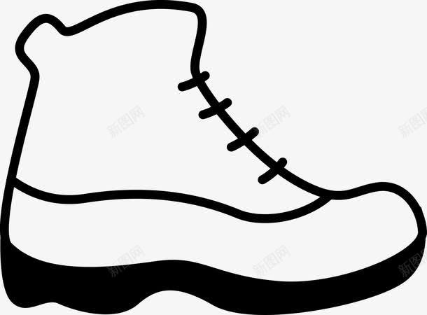 黑色鞋子png免抠素材_新图网 https://ixintu.com 女性 手绘鞋 男鞋 鞋 鞋子 鞋子素描 鞋矢量图 黑色 黑色鞋子