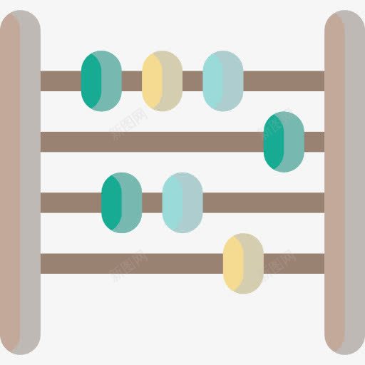 算盘图标png_新图网 https://ixintu.com 商务 工具和用具 数学 算盘 经济 计算 财政 钱