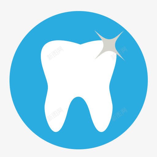 清洁牙科牙医齿牙蓝图标png_新图网 https://ixintu.com Clean dental dentist tooth 清洁 牙医 牙科 齿