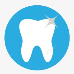 洁牙清洁牙科牙医齿牙蓝图标高清图片