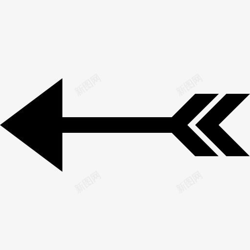 印度风格的箭头指向左边图标png_新图网 https://ixintu.com 印度 左 指向 方向 箭 风格