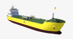 红绿色海运船黄色海运船高清图片