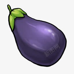 茄子蔬菜图标png_新图网 https://ixintu.com png 图标 茄子 蔬菜