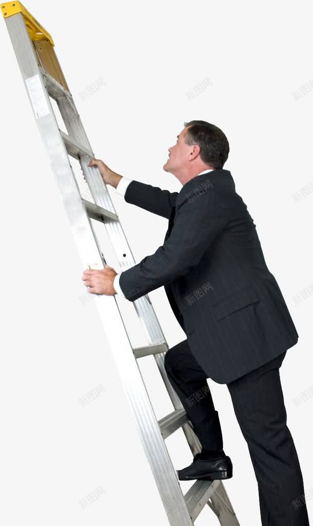 攀登梯子的人png免抠素材_新图网 https://ixintu.com 使用 工具 帮助 攀登 梯子