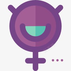 金星图案女图标高清图片