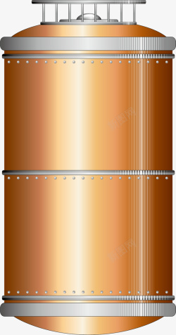 容器金属下水管道矢量图素材