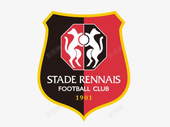 StadeRennaispng免抠素材_新图网 https://ixintu.com Rennais Stade 法甲标志 法甲球队队徽 法甲雷恩队徽 矢量标志