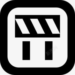 太阳能路标警示标志标志图标高清图片
