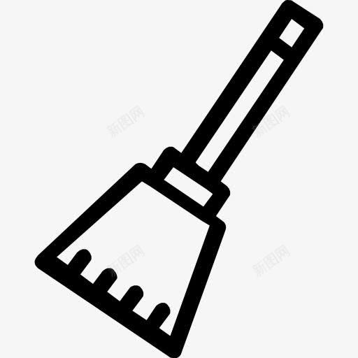 扫帚图标png_新图网 https://ixintu.com 传单 可怕的 女巫 工具 神奇的