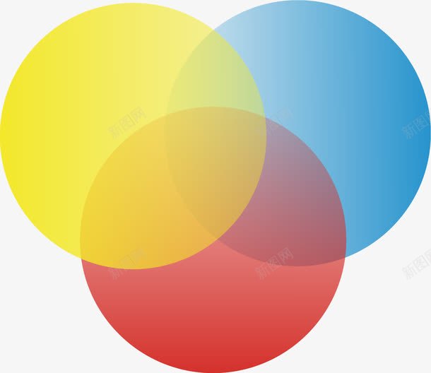 红黄蓝三色图png免抠素材_新图网 https://ixintu.com PPT元素 平面设计 红黄蓝色 艺术装饰元素