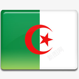 阿尔及利亚国旗AllCountryFlagIcons图标图标