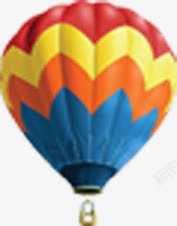 漂浮空中热气球素材