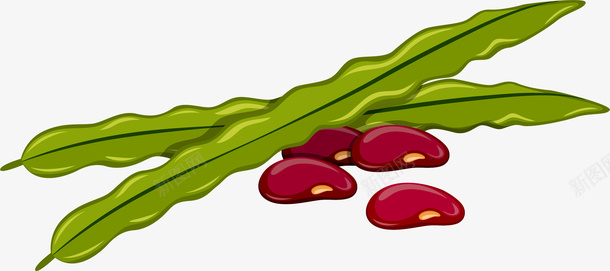 卡通手绘绿色的青豆png免抠素材_新图网 https://ixintu.com 创意 动漫动画 卡通 手绘 绿色的青豆 蔬菜