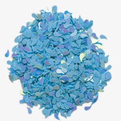 蓝色花瓣堆素材