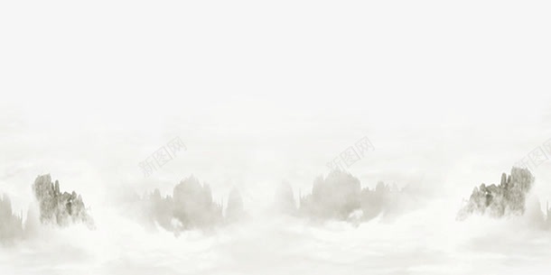云山png免抠素材_新图网 https://ixintu.com 云 山 山峦 白云