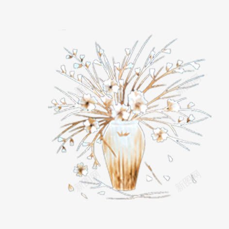 古典装饰图案png免抠素材_新图网 https://ixintu.com 中国风元素 古典装饰图案 花朵 花瓶