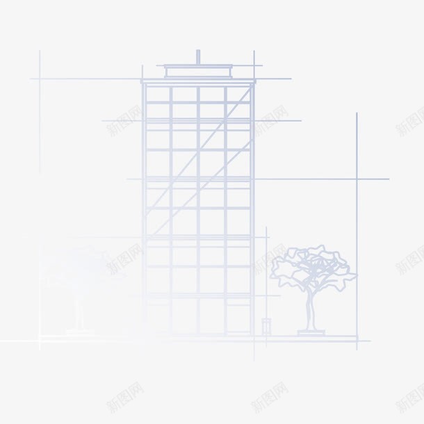 楼层建筑图png免抠素材_新图网 https://ixintu.com 建筑 建筑蓝图 楼层图 线条