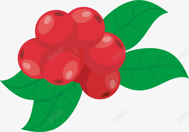 反光水彩红色蔓越莓png免抠素材_新图网 https://ixintu.com 卡通 卡通蔓越莓 反光 水彩红色 水果 矢量蔓越莓 红色