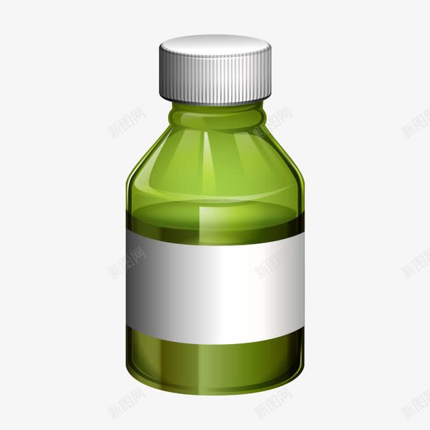 瓶子玻璃瓶png免抠素材_新图网 https://ixintu.com 包装 包装瓶 玻璃瓶 瓶子 瓶子设计 精美 绿色 设计