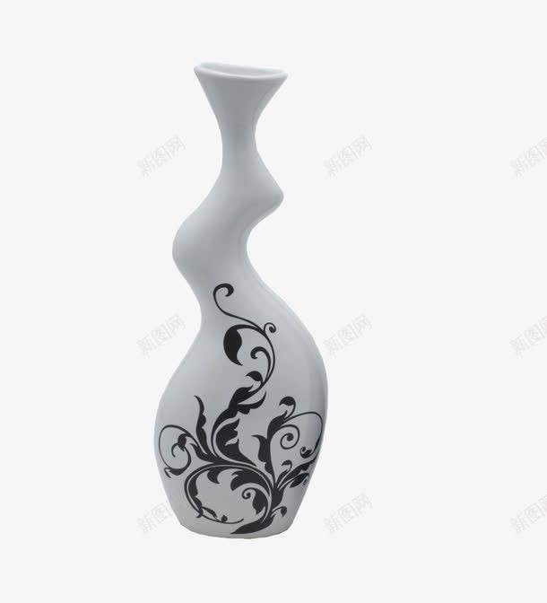 花瓶png免抠素材_新图网 https://ixintu.com 时尚 白色 花瓶 装饰