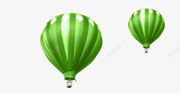 氢气球psd免抠素材_新图网 https://ixintu.com 氢气球 绿色 绿色氢气球