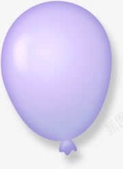 淡紫色气球png免抠素材_新图网 https://ixintu.com 气球 淡紫色