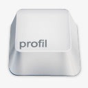 profil白色键盘按键png免抠素材_新图网 https://ixintu.com profil 按键 白色 键盘