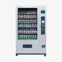 自动自选饮料自选自动售货机实物高清图片