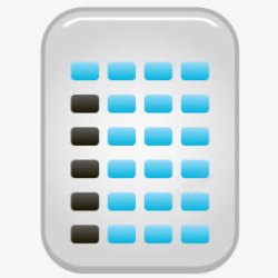 办公室卫生表格办公室电子表格乳白色20图标高清图片