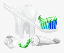 清洁牙齿素材