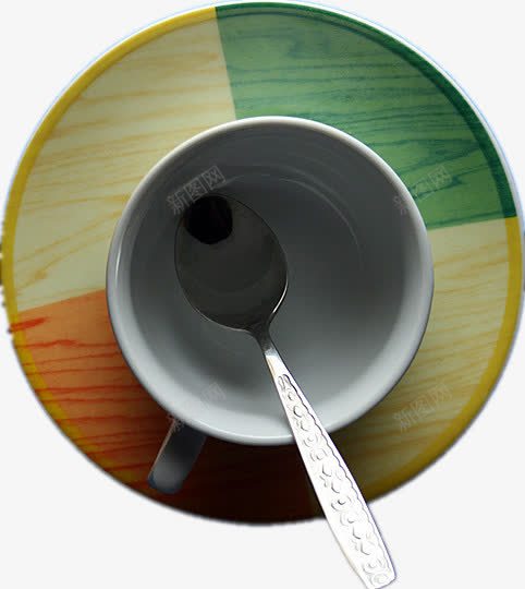 咖啡杯和托盘png免抠素材_新图网 https://ixintu.com 产品实物 实用 彩色 陶瓷