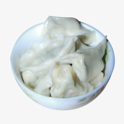 一碗饺子素材