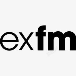 exfm前FM标志图标高清图片