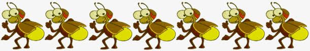 搬家的蚂蚁png免抠素材_新图网 https://ixintu.com 可爱 手绘 排队 搬家 蚂蚁
