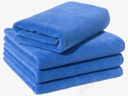 蓝色浴巾毯子素材