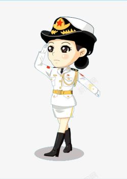 警察公仔训练的女警高清图片