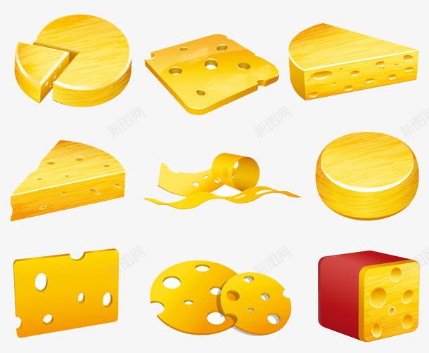 美味的奶酪和芝士插画png免抠素材_新图网 https://ixintu.com 美味的奶酪和芝士插画美味的奶酪和芝士插画模板下载奶制品食品美味的奶酪芝士插画餐饮美食