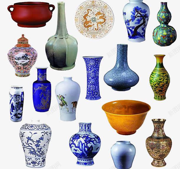 陶瓷作品png免抠素材_新图网 https://ixintu.com 古董陶瓷 艺术陶瓷 陶瓷花瓶