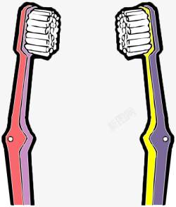 牙刷刷子清洁工具素材