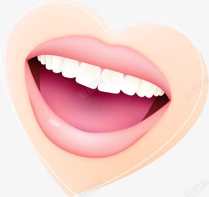 心形牙齿牙医医疗png免抠素材_新图网 https://ixintu.com 医疗 牙医 牙齿