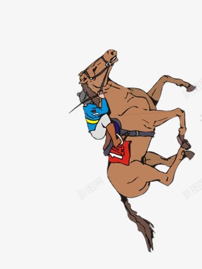 骑马的运动者png免抠素材_新图网 https://ixintu.com 人物 卡通 彩色 素材