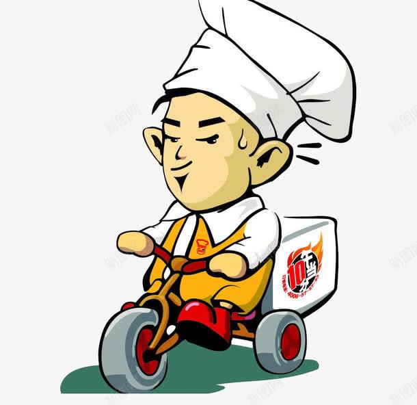 卡通送餐厨师png免抠素材_新图网 https://ixintu.com 卡通 厨师 送餐