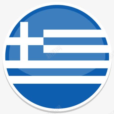 希腊2014世界杯标志平图标图标