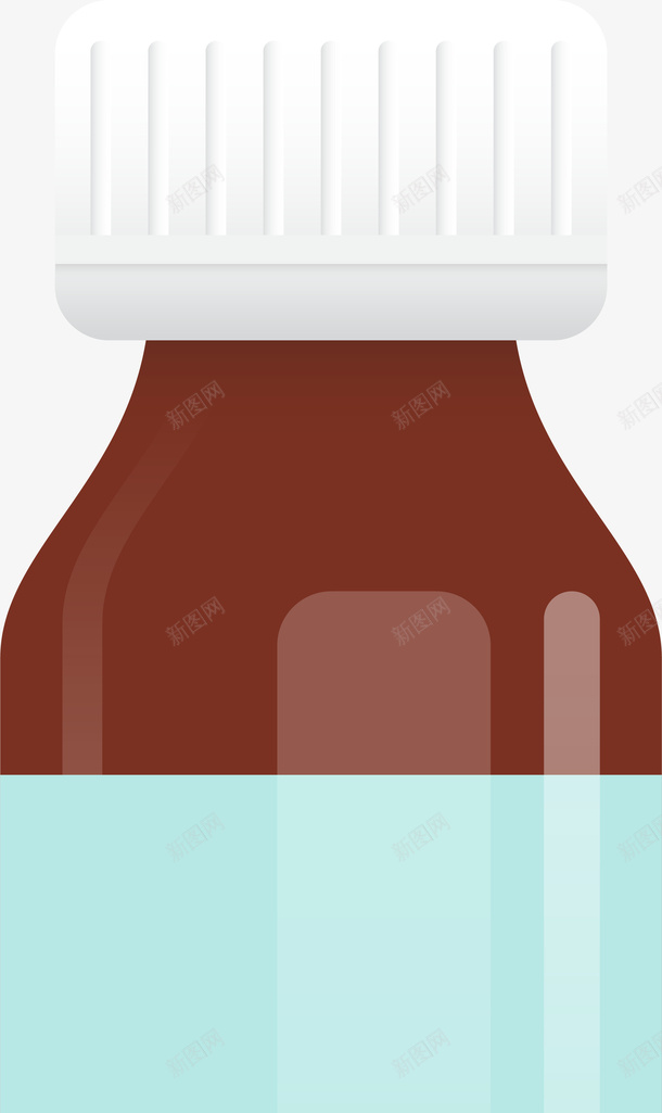卡通棕色药瓶医疗用品图标png_新图网 https://ixintu.com 医疗 医疗图标 宣传日 接种 接种疫苗 棕色 棕色药瓶