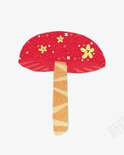 卡通蘑菇png免抠素材_新图网 https://ixintu.com 一个红蘑菇 小蘑菇 蘑菇装饰