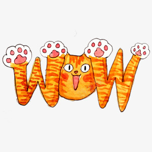 卡通猫png免抠素材_新图网 https://ixintu.com 动物 卡通 卡通猫 可爱 搞怪 猫